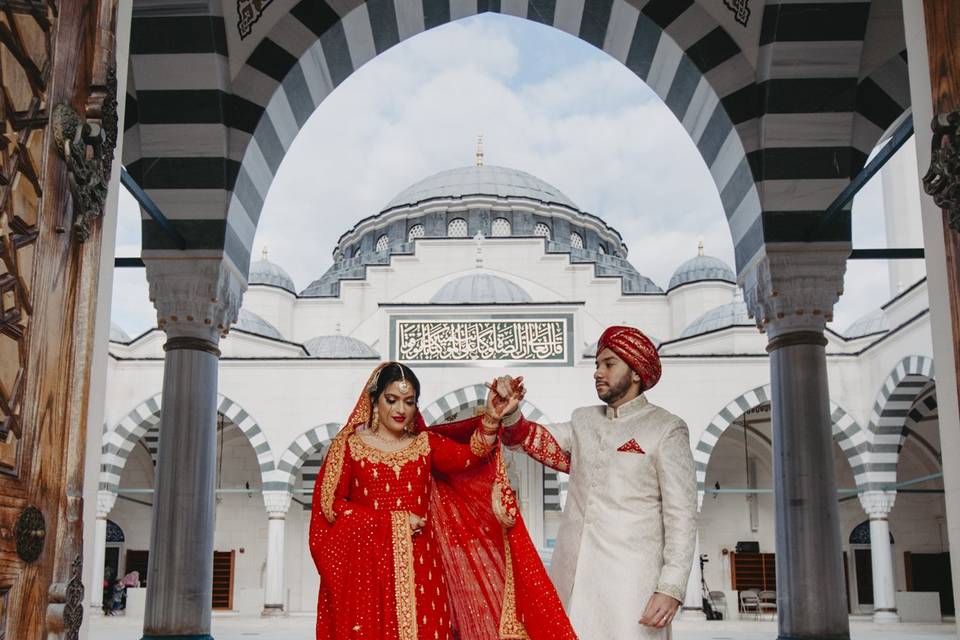 Bride and groom