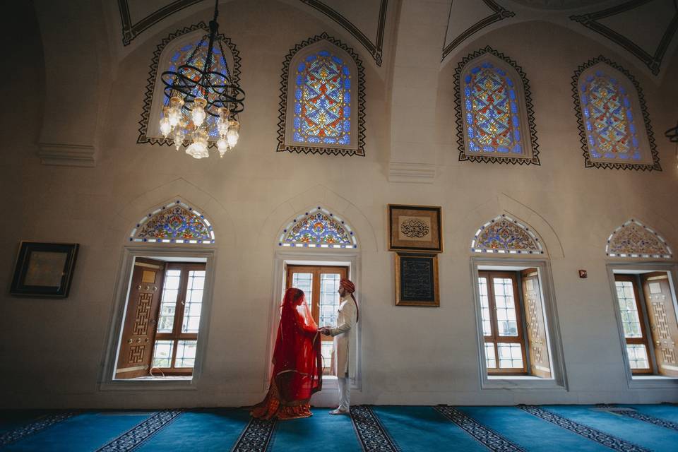 Bride and groom