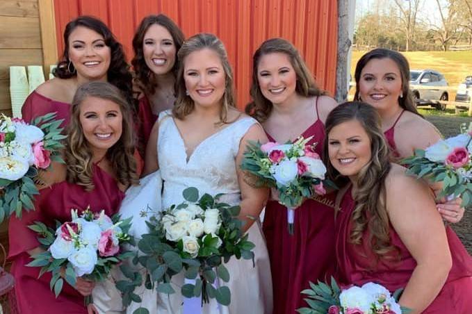 Chelsea and her Bridesmaids!