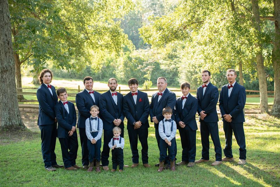 Cody and his groomsmen