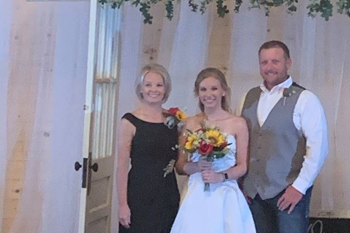 A Bride and her Parents