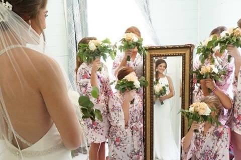 A Bride and her Bridesmaids