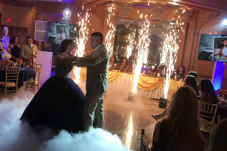Indoor Sparklers & Dancing In