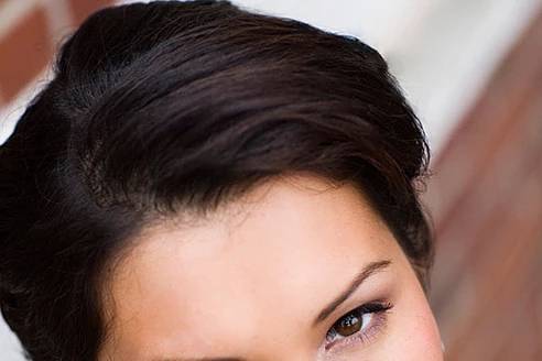 Elegant wedding look