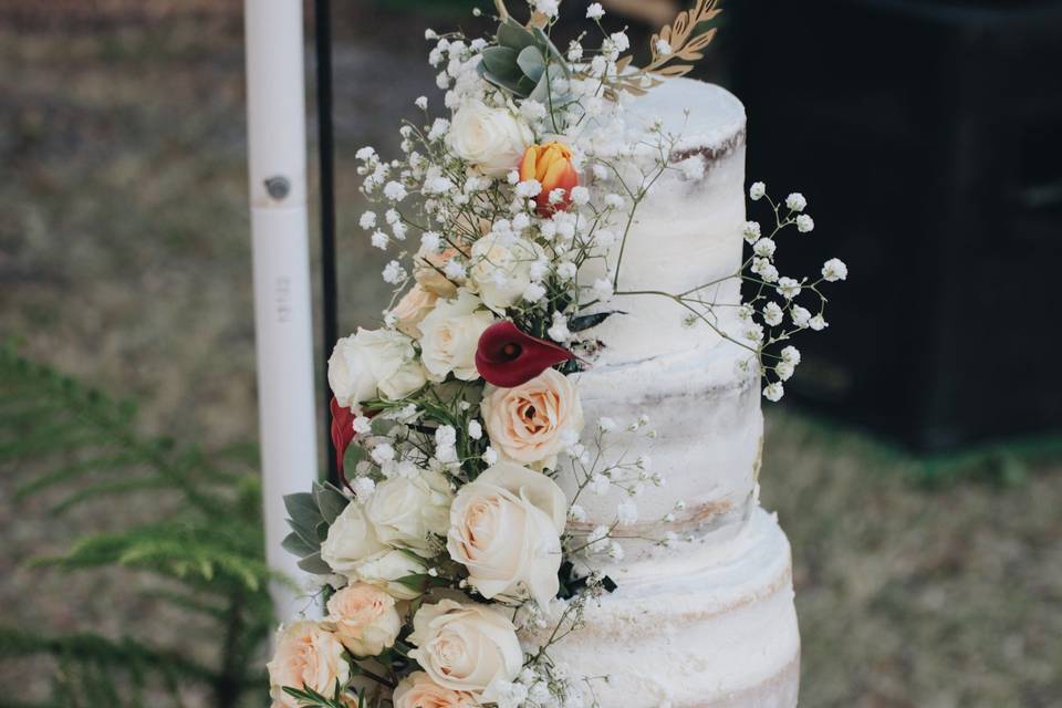 The wedding cake