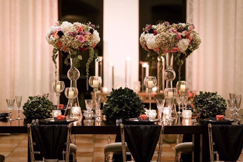 Raised centerpieces