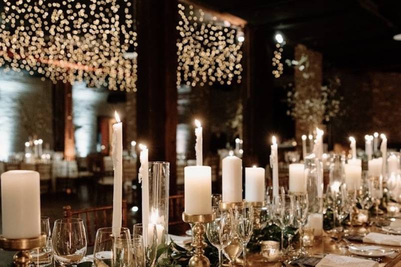 Long Table Upscale Elegance
