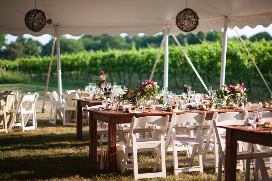 Tent reception