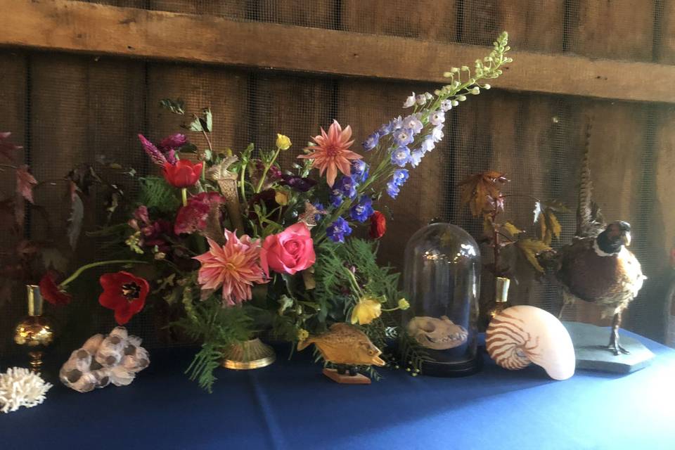 Set of flowers