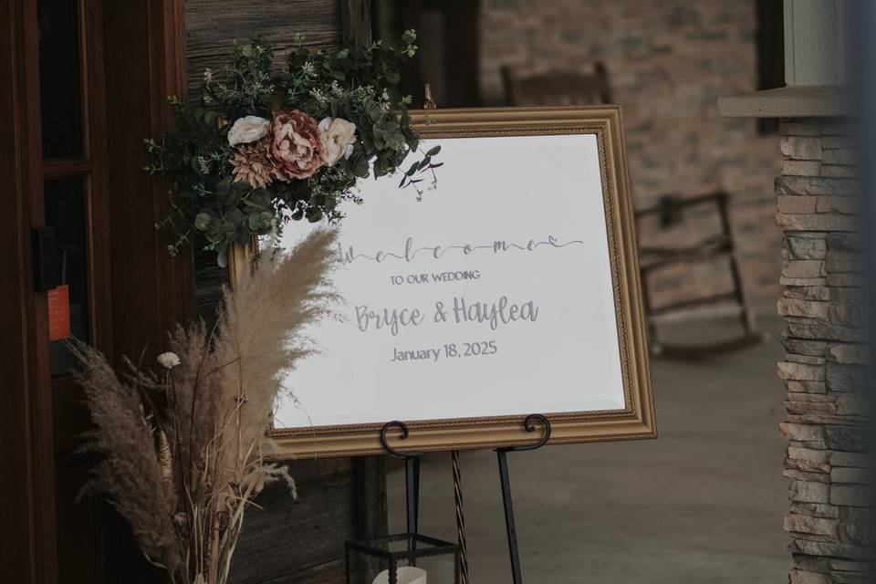 Welcome Sign