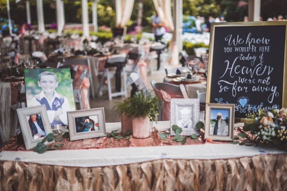 Memorial table