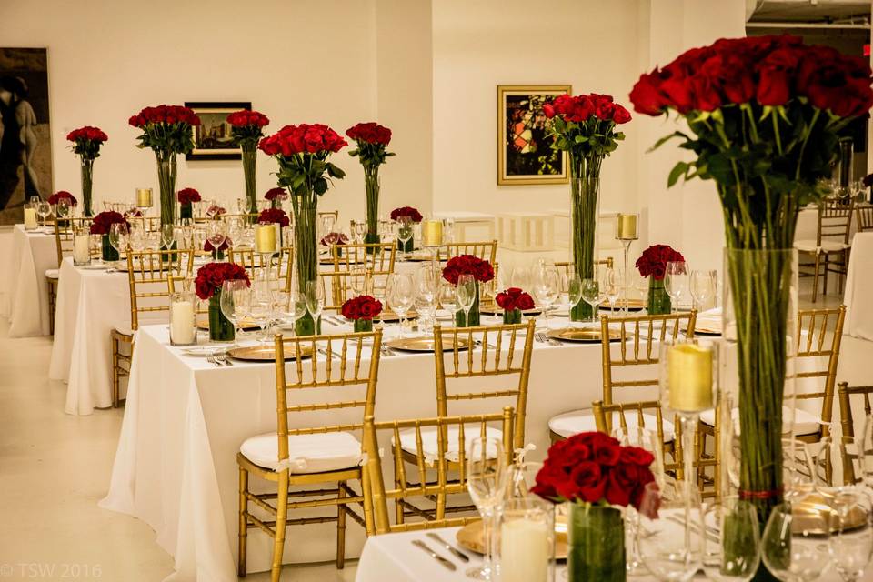 Red rose ferrari event