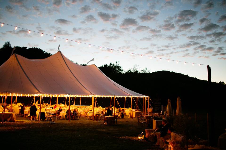 Illuminated tents