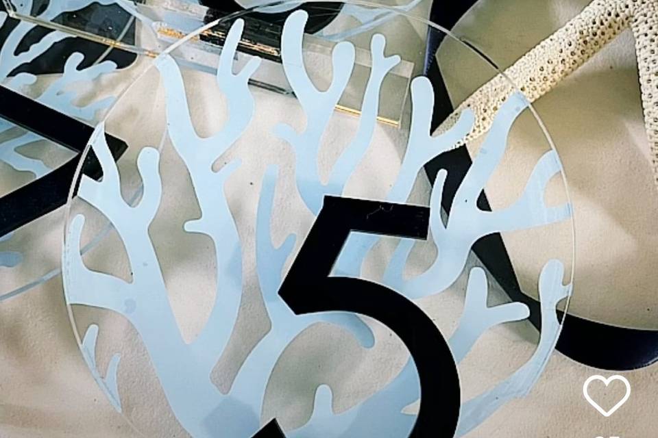 Customizable table numbers
