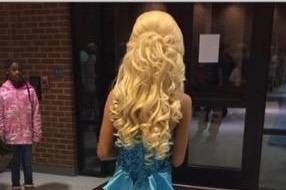 Pageant hair