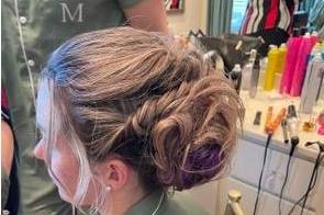 Updo for a wedding