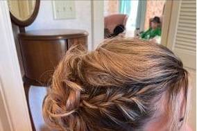 Updo for a wedding