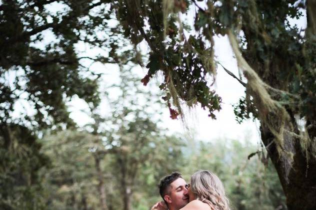 Swept off her feet