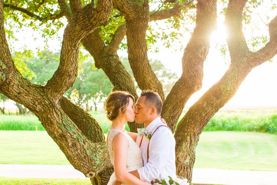 The Black Stallion | OBX WeddingPhotography: Maite PhotographyCoordination: The Proper SettingDecor: Bells & WhistlesMusic: DJ BruceCaterer: Ocean BoulevardDessert: Just DessertsRentals: Ocean Atlantic Rentals, I Do OBX ChairsHair & Makeup: Lovies Salon & Spa