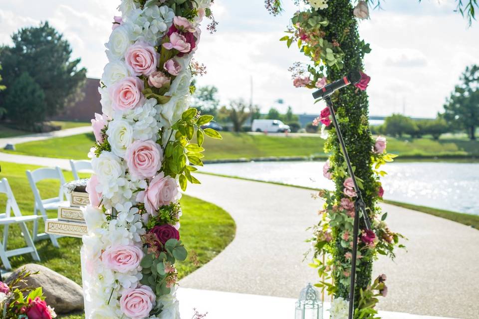 Mixed Floral Arch