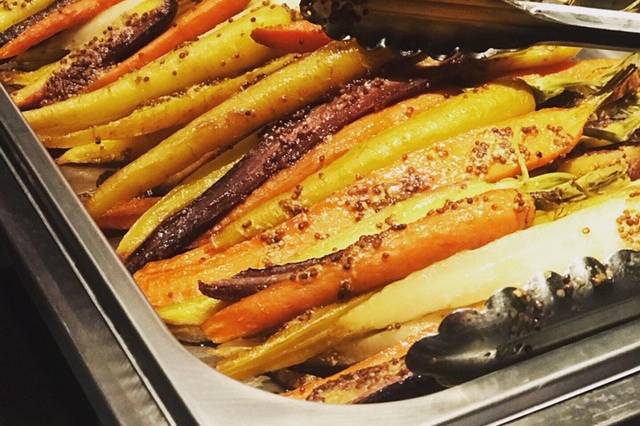 Honey Dijon Roast Carrots