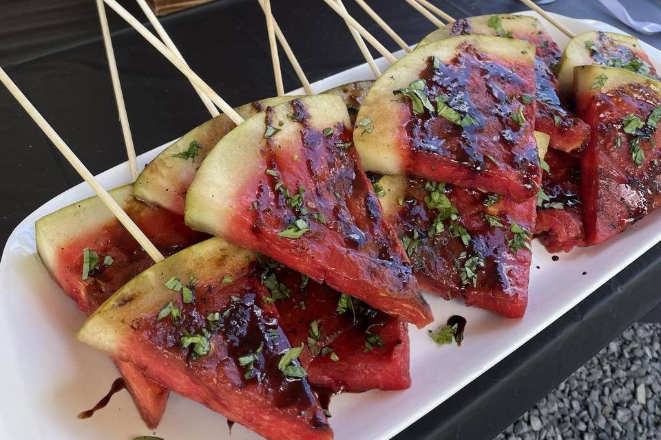 Grilled Balsamic Watermelon