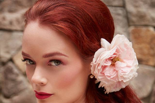 Sometimes, a gorgeous, fragrant blossom is all that is needed to accent the perfect gown.