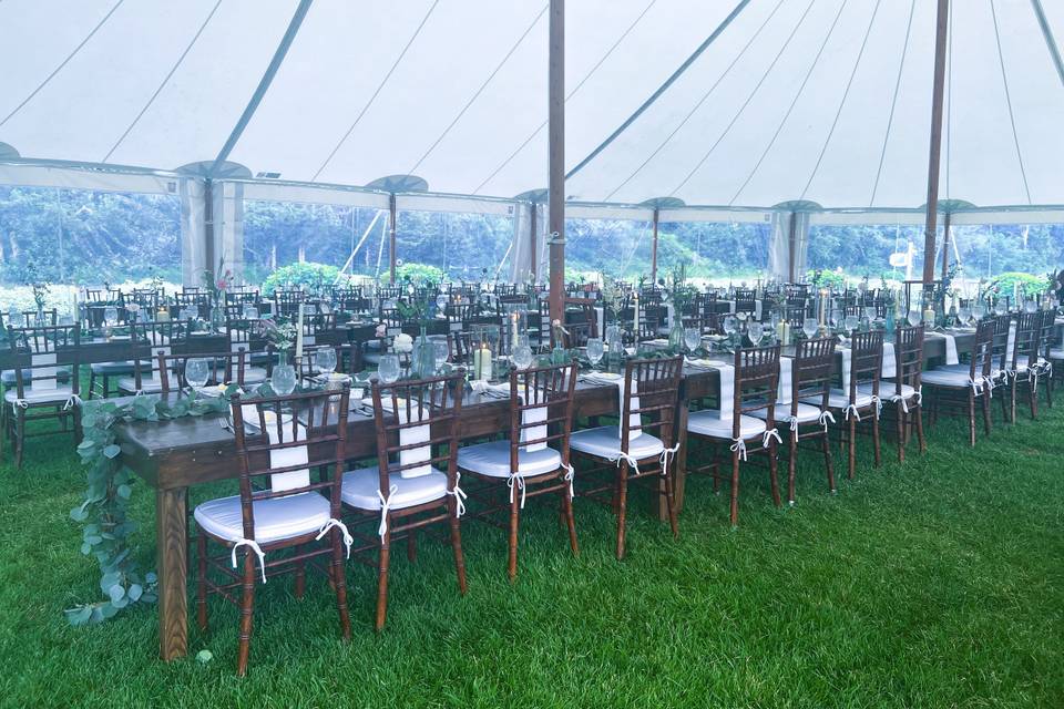 Tented Wedding Reception