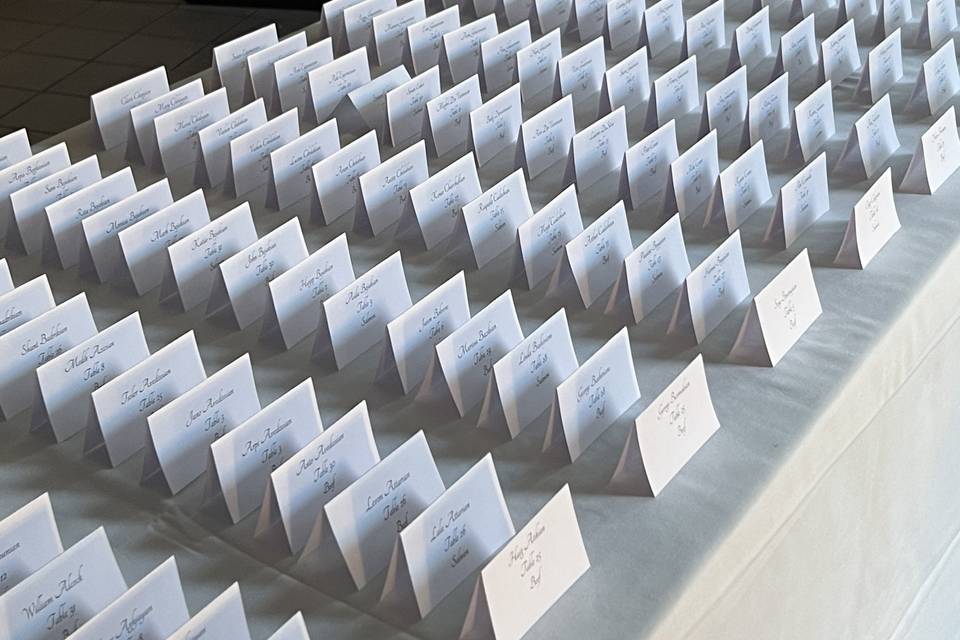 Escort Cards