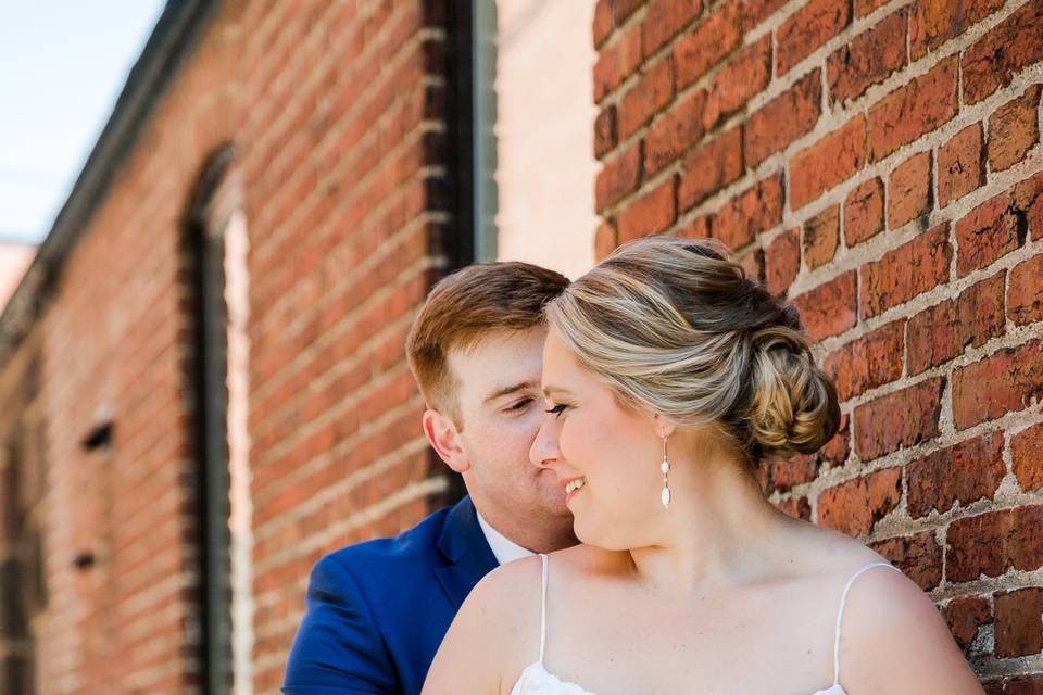 Bride and Groom in Georgetown