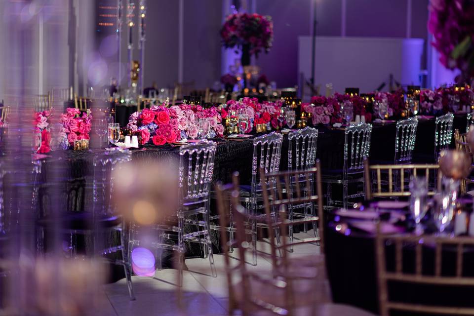 Purple and Pink Reception