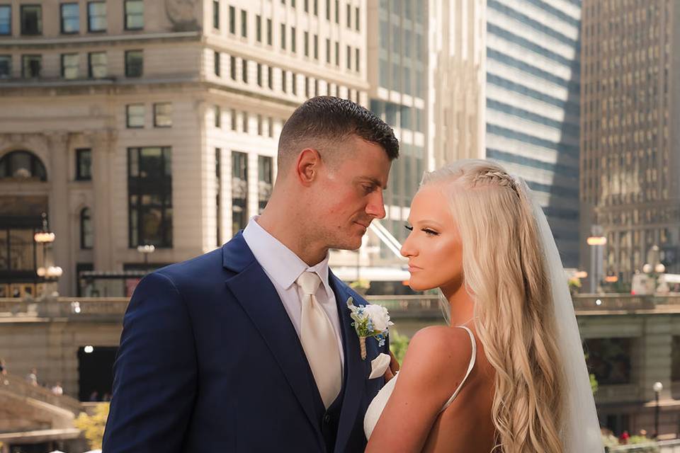 Portrait at Wrigley Building