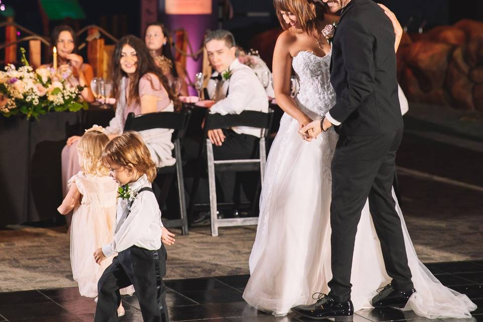 Kids invade the dance floor