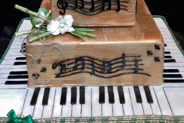 musical note music note keyboard cake toppers black glitter cake decoration  x6 | eBay