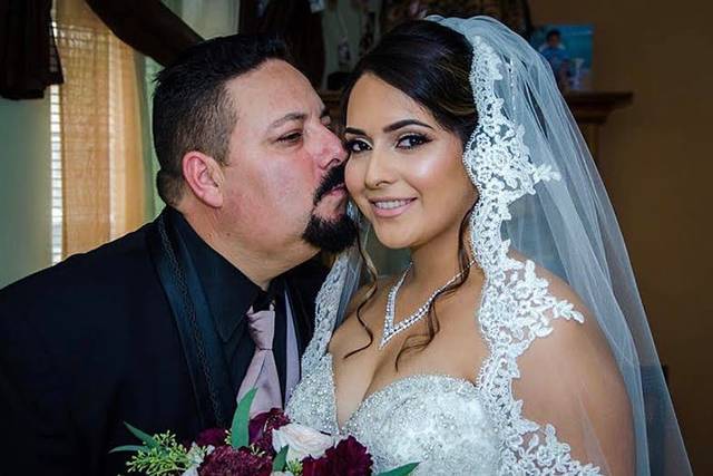 A kiss on the cheek