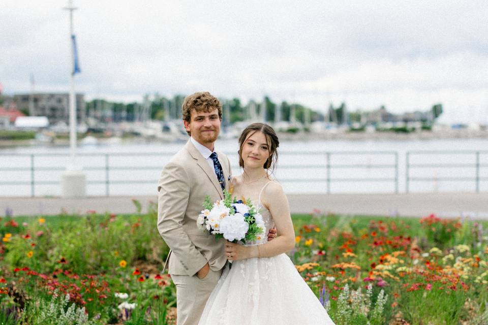 Bride and Groom portrait
