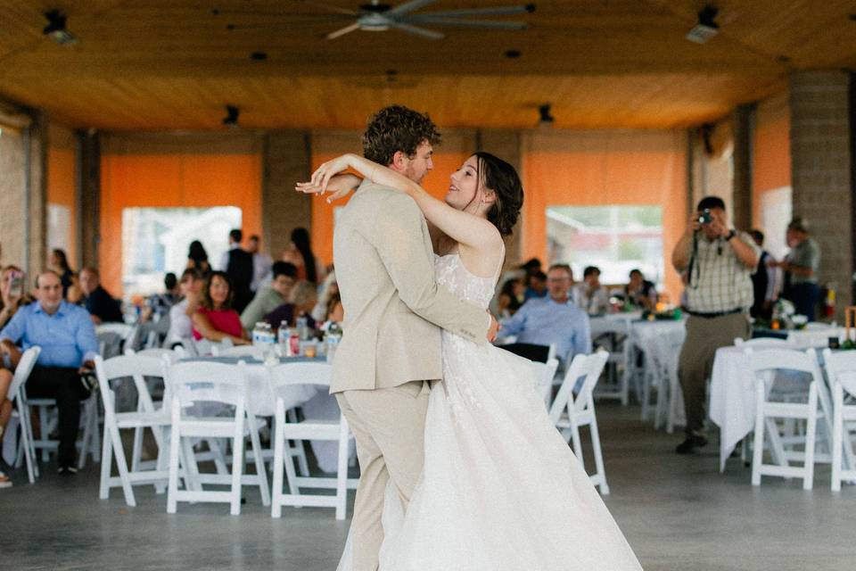 Pre-newlywed entrance
