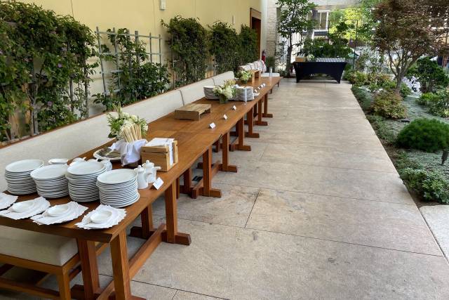 Outdoor Garden Buffet