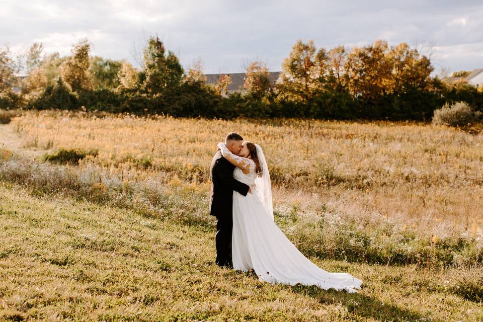 Golden Hour Bride & Groom