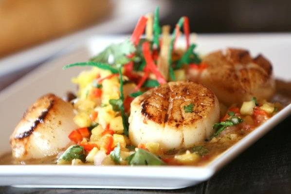 Scallops entree