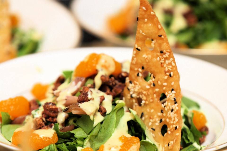 Spinach Mandarin Salad