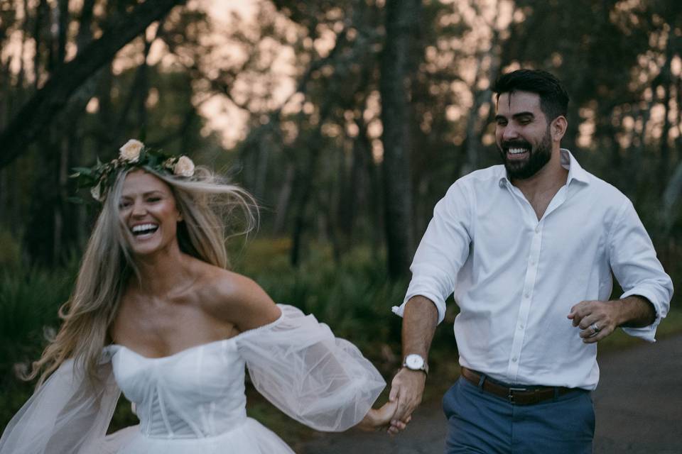 Fun Elopement Photo