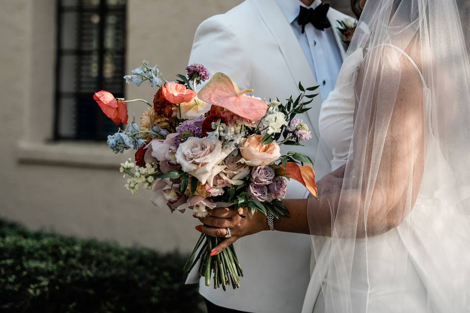 Bridal Bouquet in Color
