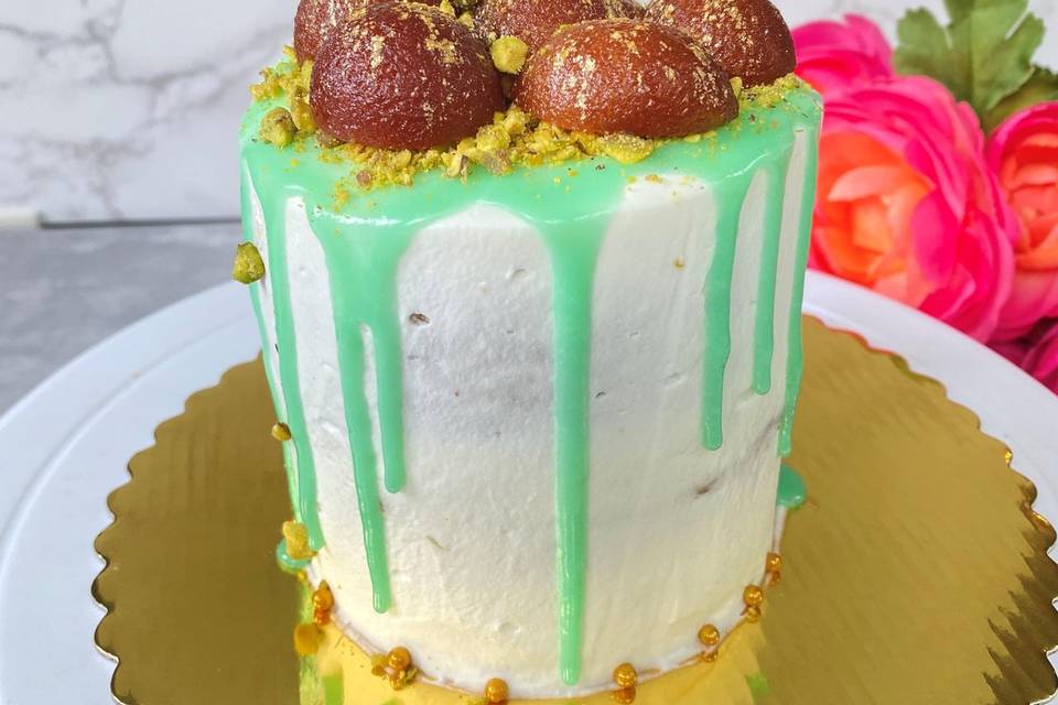Gulab Jamun Cake