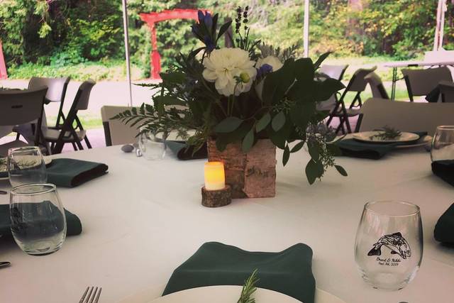 Nature inspired tablescape