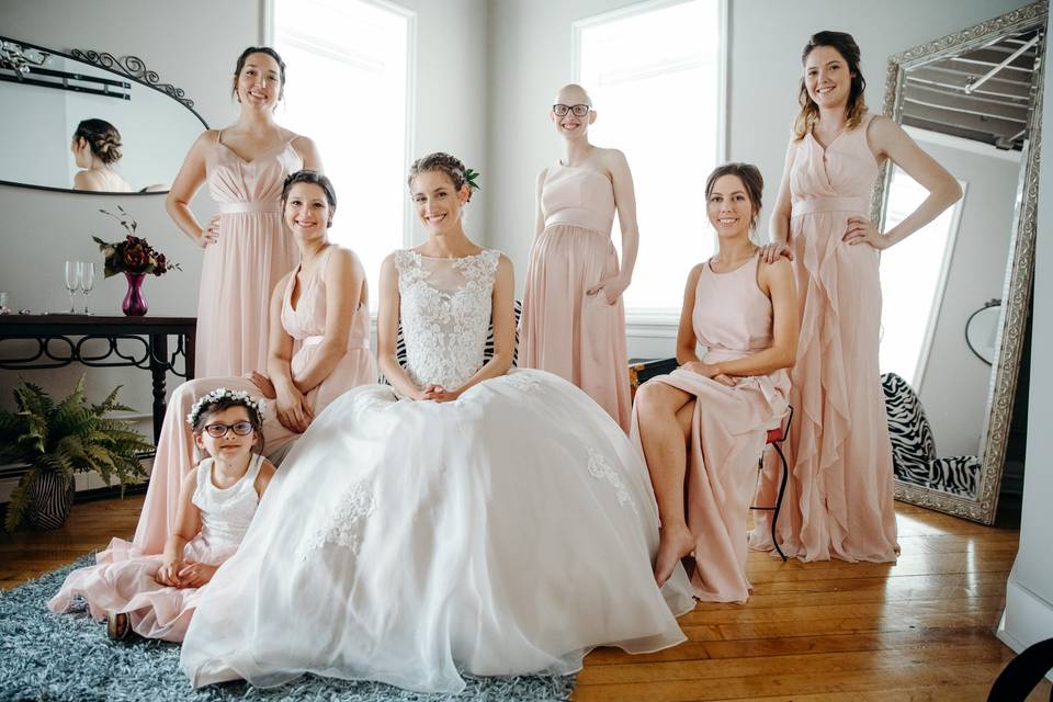 Sydney's bridal party