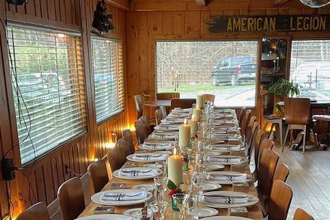 Our dining area