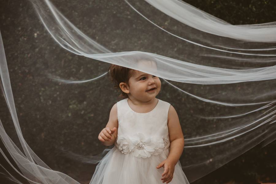 Sweet flower girl