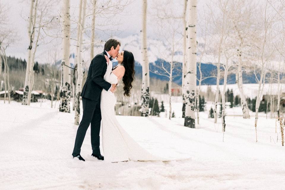 In the crisp mountain air