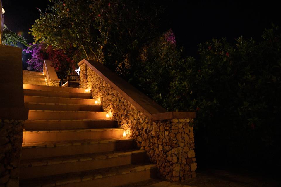 Candle Light Stairs